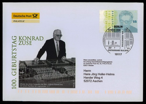 Brd bund fdc 2010 konrad - brd,