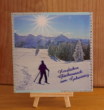 Karte Glückwunsch  zum