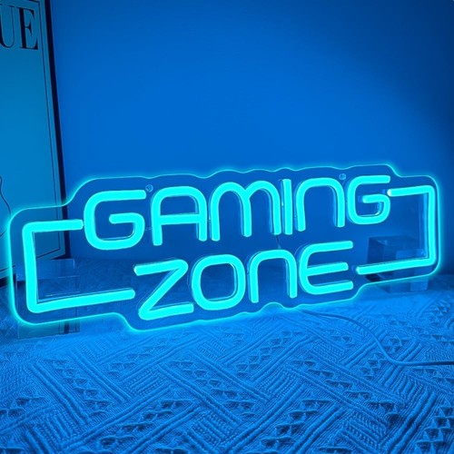 Neon schild gaming zimmer - schild,