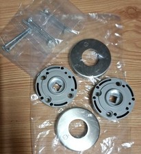 Hoppe Türgriff Rosettenpaar E42KV F69 Edelstahl Drückerrrosetten Griffrosetten