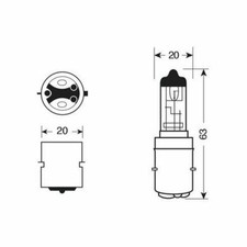 S2 Halogenlampe 12V 35/35W