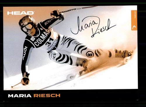 Maria riesch autogrammkarte - maria,