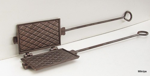 Antiekes zimtwaffeleisen aus - antiekes,