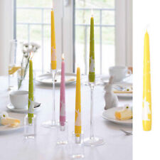 48 x Eika Spitzkerzen 245x24mm Tafelkerzen Leuchterkerze Kaninchen gelb (4x12er)