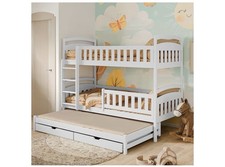 Hochbett 90x200 Etagenbett Kinderbett Jugendbett Stockbett 3 Kinder,
