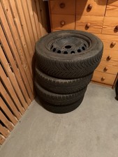 4 Stahlfelgen mit Luftdrucksensoren vom Ford Ka+, 5,5 J 14, ET 37