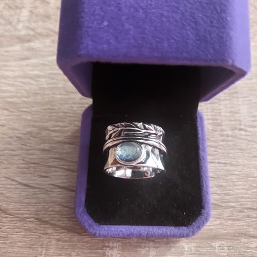 Breiter silberring mit - silberring,