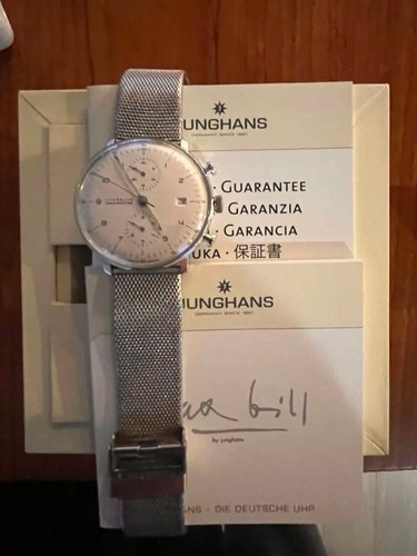 Junghans max bill chronoscope - junghans,