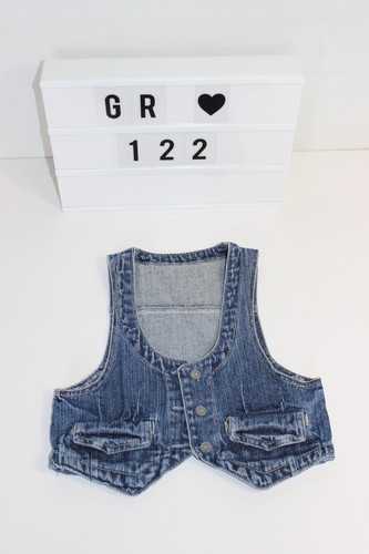 Mädchen jeans bolero weste - mädchen,