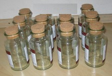 10 leere Korkgläser "ANKERKRAUT Gewürze" Basteln Gläser Korken Aufbewahrung groß