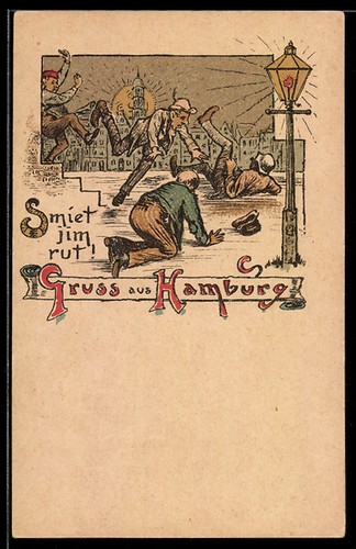 Künstler hermann de - künstler-ak,