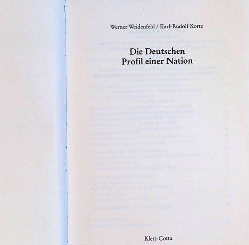 Die deutschen profil einer - die,