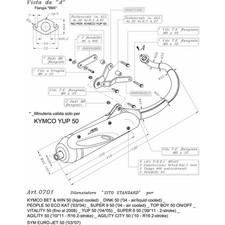 Komplett Auspuff Leovince Sito
