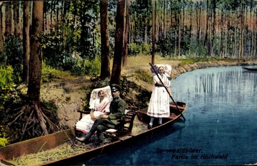 Spreewald frauen in - ak, spreewald,