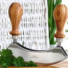 Wiegemesser aus Olivenholz