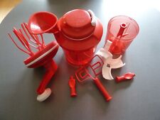 Tupperware Speedy Chef Turbo Chef  Extra und Multi Chef mit Zubehör rot TOP