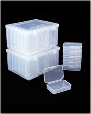 38-Piece Clear Plastic Storage