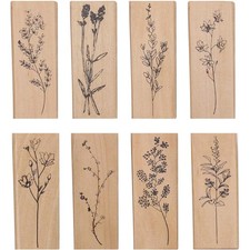 Holzstempel Set Gummi Holz