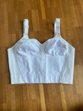 *Triumph Doreen plus cotton L* Mieder BH Long 85B Vintage gebraucht weiß