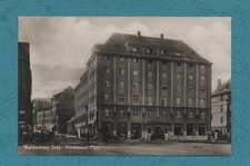 Foto Ak Waldenburg in Schlesien Partie am Vierhäuser Platz