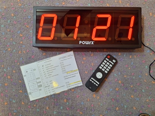 Powrx timer uhr gym - gym-uhr, /