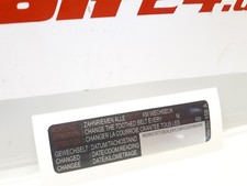 KENNSCHILD AUFKLEBER ZAHNRIEMEN VW GOLF 1 GT GTI PIRELLI CABRIO 059010158A