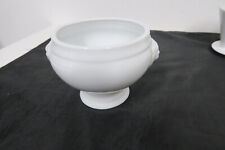 Snack Löwenkopf Suppentasse Porzellan weiß 0,7L