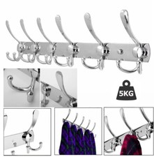 6 Haken Edelstahl Kleiderhaken