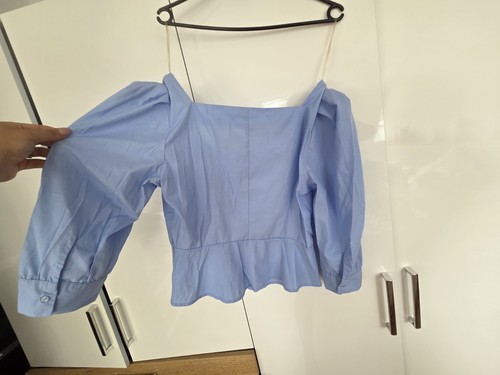 Blaues hemd oberteil - blaues,
