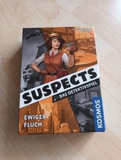 KOSMOS Suspects - Ewiger Fluch Detektivspiel Krimispiel,Top Zustand 