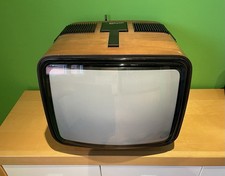 BRIONVega RETRO Gaming TV Wood Grain SPOT 2 1 RÖHREN Fernseher aTaRI c64 HOLZ 80