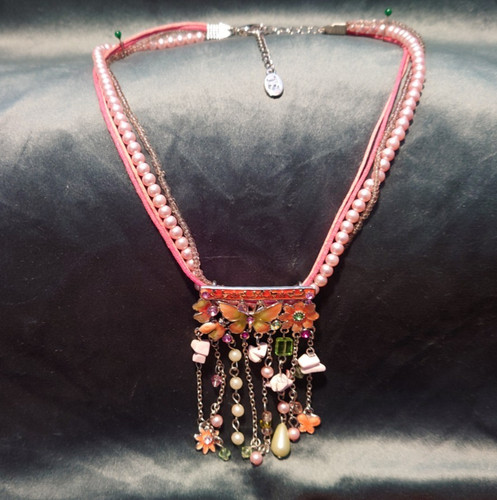 Bezauberndes collier rosa - collier, in