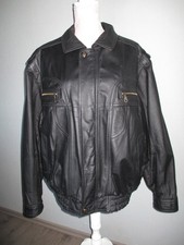 Herren Motorrad Lederjacke Biker Chopper Rocker Jacke mit abnehmbaren Ärmeln Gr
