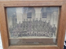 WW1 1915 Eiche gerahmtes