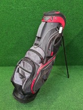 TOMMY ARMOUR Golftasche Standbag, Unisex Erwachsene, ohne Tragegurt, Schwarz/Rot