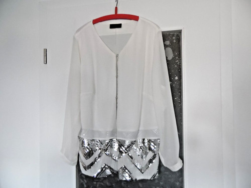 Festlicher cardigan ecru - cardigan, der