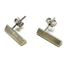 162. tolle TCHIBO Dreieck Stäbchen Ohrstecker Ohrringe matt gebürstet 925 Silber