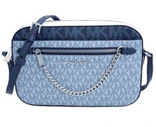 Michael Kors Tasche Umhängetasche Jet Set Item LG EW Chain Xbody Admiral Mul Neu