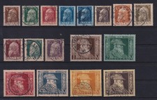 Bayern 1911 Prinzregent Luitpold Mi-Nr. 76-91 II Satz kpl. gestempelt