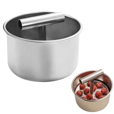 Schnelle und einfache Frikadellenzubereitung mit ergonomischem Edelstahl-Zubereitungswerkzeug