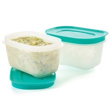 Tupperware Eiskristall 2x 170 ml Gefrierbehälter Gefrierdose einfrieren Kräuter