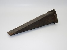 Alter Spaltkeil mit schöner Patina 3 kg 28 cm / Eisenkeil Holzspaltkeil Fällkeil
