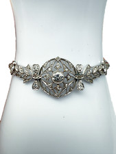 950er Platin Armband mit Diamanten