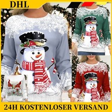 Damen Weihnachtspulli Pullover