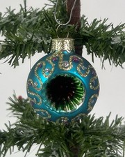 1235/25  1x Weihnachtsschmuck Christbaumschmuck Kugel Reflexkugel