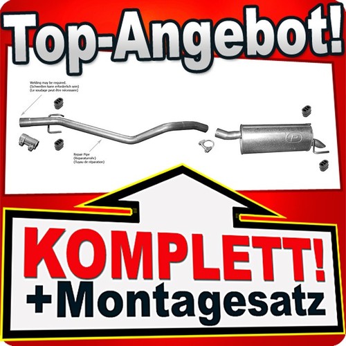 Auspuff für opel astra 9 - auspuff, h