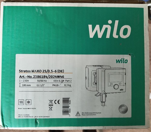Wilo stratos maxo 5 - stratos, 25/0,5-6