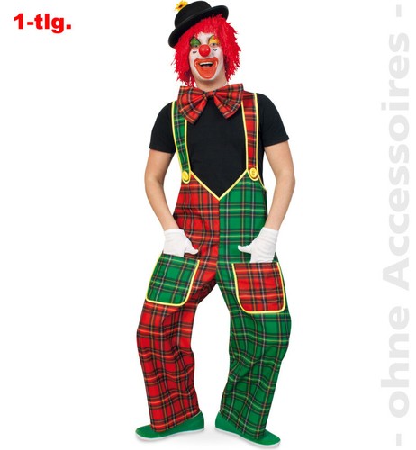 Clown hose mit hosenträgern - mit,