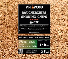PINI 5 Kg Räucherchips Buche