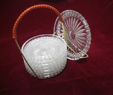 Echt Vintage Glas-Untersetzer